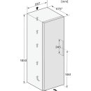 Miele Stand-Gefrierschrank FNS 4382 D Weiß - Höhe 185 cm - Side-by-Side fähig