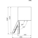Miele Stand-Gefrierschrank FNS 4382 D Edelstahl Look - Höhe 185 cm - Side-by-Side fähig
