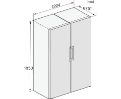 Miele Stand-Gefrierschrank FNS 4782 E Weil&szlig; - H&ouml;he 185 cm - Side-by-Side f&auml;hig