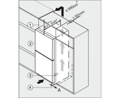 Miele Stand-Gefrierschrank FNS 4782 E Weil&szlig; - H&ouml;he 185 cm - Side-by-Side f&auml;hig