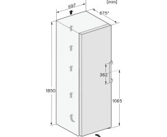 Miele Stand-Gefrierschrank FNS 4782 E Weil&szlig; - H&ouml;he 185 cm - Side-by-Side f&auml;hig