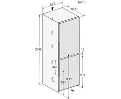 Miele Stand-K&uuml;hl-Gefrierkombination KFN 4393 FD Edelstahllook - 201 cm H&ouml;he