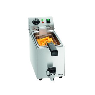 Bartscher Fritteuse SNACK I Plus mit Fettablasshahn, 4 Liter A162820E