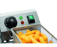 Bartscher Fritteuse SNACK I Plus mit Fettablasshahn, 4 Liter A162820E