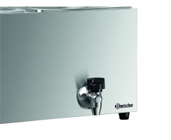 Bartscher Doppel Fritteuse MDI SNACK IV Plus mit Fettablasshahn, 9 Liter A162829