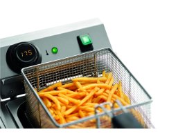 Bartscher Doppel Fritteuse MDI SNACK IV Plus mit Fettablasshahn, 9 Liter A162829
