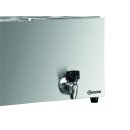 Bartscher Doppel Fritteuse MDI SNACK IV Plus mit Fettablasshahn, 9 Liter A162829