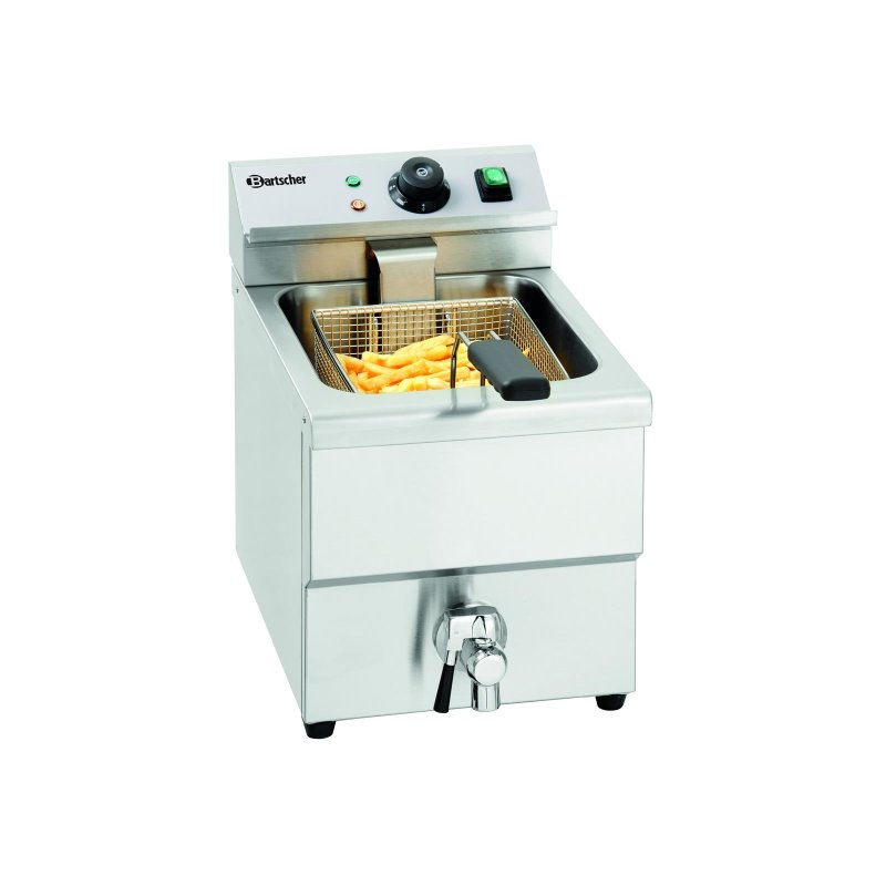 Bartscher Fritteuse IMBISS I Mit Fettablasshahn 8 Liter A150307 Mi