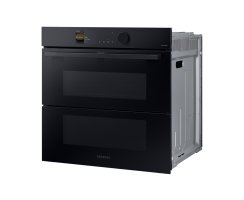 Samsung Dual Cook Flex&trade; Einbaubackofen 60cm, 76 l, A+*, Pyrolyse, Schwarzes Glas, Serie 6, NV7B6795JDK/U1