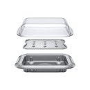 Samsung Dual Cook Flex&trade; Einbaubackofen 60cm, 76 l, A+*, Pyrolyse, Schwarzes Glas, Serie 6, NV7B6795JDK/U1