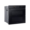 Samsung Dual Cook Flex&trade; Einbaubackofen 60cm, 76 l, A+*, Pyrolyse, Schwarzes Glas, Serie 6, NV7B6795JDK/U1