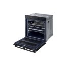 Samsung Dual Cook Flex&trade; Einbaubackofen 60cm, 76 l, A+*, Pyrolyse, Schwarzes Glas, Serie 6, NV7B6795JDK/U1