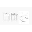Samsung Dual Cook&trade; Einbaubackofen 60cm, 76 l, A+*, Pyrolyse, Schwarzes Glas, Serie 7, grifflos, NV7B7990ADK/U1
