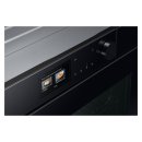 Samsung Dual Cook Einbaubackofen 60cm, 76 l, A+*, Pyrolyse, Schwarzes Glas, Serie 7, grifflos, mit Kamera, NV7B7997ADK/U1