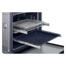 Samsung Dual Cook Einbaubackofen 60cm, 76 l, A+*, Pyrolyse, Schwarzes Glas, Serie 7, grifflos, mit Kamera, NV7B7997ADK/U1