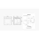 Samsung Dual Cook Einbaubackofen 60cm, 76 l, A+*, Pyrolyse, Schwarzes Glas, Serie 7, grifflos, mit Kamera, NV7B7997ADK/U1