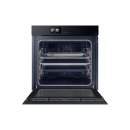 Samsung Dual Cook Einbaubackofen 60cm, 76 l, A+*, Pyrolyse, Schwarzes Glas, Serie 7, grifflos, mit Kamera, NV7B7997ADK/U1