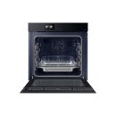 Samsung Dual Cook Einbaubackofen 60cm, 76 l, A+*, Pyrolyse, Schwarzes Glas, Serie 7, grifflos, mit Kamera, NV7B7997ADK/U1