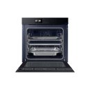 Samsung Dual Cook Einbaubackofen 60cm, 76 l, A+*, Pyrolyse, Schwarzes Glas, Serie 7, grifflos, mit Kamera, NV7B7997ADK/U1