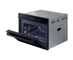Samsung Kompakt-Einbaubackofen 45 cm mit Mikrowelle, 50 l, Dampfreinigung, WiFi, schwarz, NQ5B4353FDK/U1