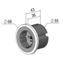 berbel Steckdose für Modell BKA DLI, BKA DLP, BKA DLC, schwarz 1090086