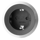 berbel Steckdose für die Modelle BKA DLI, BKA DLP und BKA DLC Edelstahloptik 1090087
