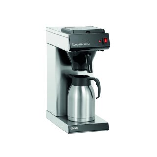 Bartscher Kaffeemaschine Contessa 1002, 13 Tassen, 2 Liter Isolierkanne, Edelstahl, 190193