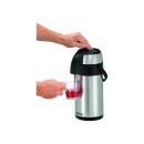 Bartscher Isolierpumpkanne 3L, 3 Liter, Edelstahl, 150992