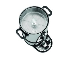 Bartscher Kaffeemaschine PRO II 60, 60-72 Tassen, 9 Liter, Edelstahl, A190167