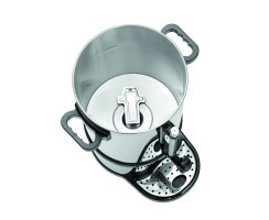 Bartscher Kaffeemaschine PRO II 60, 60-72 Tassen, 9 Liter, Edelstahl, A190167
