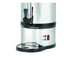 Bartscher Kaffeemaschine PRO II 60, 60-72 Tassen, 9 Liter, Edelstahl, A190167