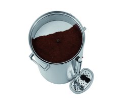 Bartscher Kaffeemaschine Silver 1300, 100 Tassen, 13,2 Liter, Edelstahl, A190189