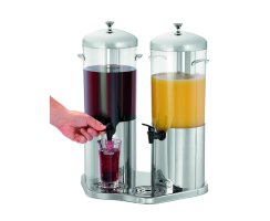 Bartscher Getr&auml;nke-Dispenser DEW5 Duo, 10 Liter (2 x 5 Liter), Eisr&ouml;hre, 150997
