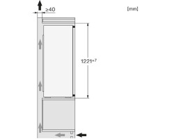 Miele Einbau-Kühlschrank K 7328 D - 122er Nische - Miele Onlineshop i