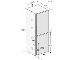 Miele Stand-K&uuml;hl-Gefrierkombination KFN 4375 CD - Edelstahllook - 185 cm H&ouml;he