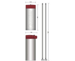 Quooker Front COMBI+ Voll-Edelstahl *7 Jahre Garantie* FTSST COMBI+