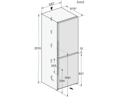 Miele Stand-Kühl-Gefrierkombination KFN 4395 BD - Edelstahllook - 201 cm Höhe