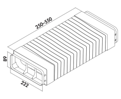 Naber COMPAIR PRIME flow® P-System 150 Rohrbogen mit Flexkanal 4051009