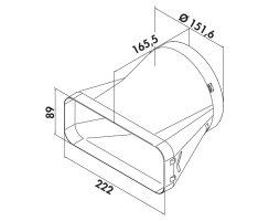 Naber COMPAIR PRIME flow&reg; Prime 150 Flachkanal Set-1 4051016