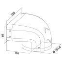 Naber COMPAIR PRIME flow® P-UR 150 Umlenkstück 90° 4051011