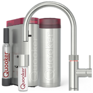 Quooker Flex Set mit PRO3 Reservoir &amp; CUBE Voll-Edelstahl **inkl. CUBE Filter Starter Paket** FXRSST PRO3 CUBE2 *inkl. 7 JAHRE GARANTIE*