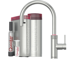 Quooker Flex Round PRO3 CUBE Voll-Edelstahl *7 Jahre...