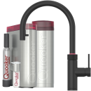 Quooker Flex Round PRO3 CUBE schwarz *7 Jahre Garantie & CUBE Filter Starter Paket* FXRBLK PRO3 CUBE2