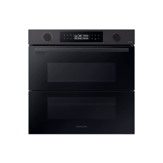 Samsung Dual Cook Flex&trade; Einbaubackofen, 60 cm, 76 l, A+*, Pyrolyse, Schwarz, Serie 4, NV7B4550UDB/U1