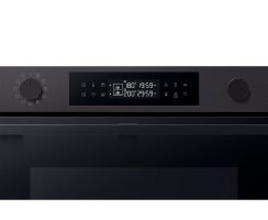 Samsung Dual Cook Flex&trade; Einbaubackofen, 60 cm, 76 l, A+*, Pyrolyse, Schwarz, Serie 4, NV7B4550UDB/U1