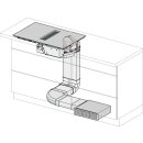 Miele Kochfeld mit Wrasenabzug KMDA 7473 FL-U - rahmenlos - Umluft