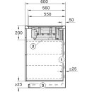 Miele Kochfeld mit Wrasenabzug KMDA 7473 FL-U - rahmenlos - Umluft