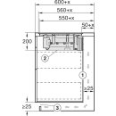 Miele Kochfeld mit Wrasenabzug KMDA 7473 FL-U - rahmenlos - Umluft