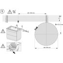 Miele Kochfeld mit Wrasenabzug KMDA 7473 FL-U - rahmenlos - Umluft