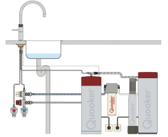 Quooker Fusion Square PRO3 CUBE verchromt glänzend *7 Jahre Garantie & CUBE Filter Starter Paket* FNSCHR PRO3 CUBE2